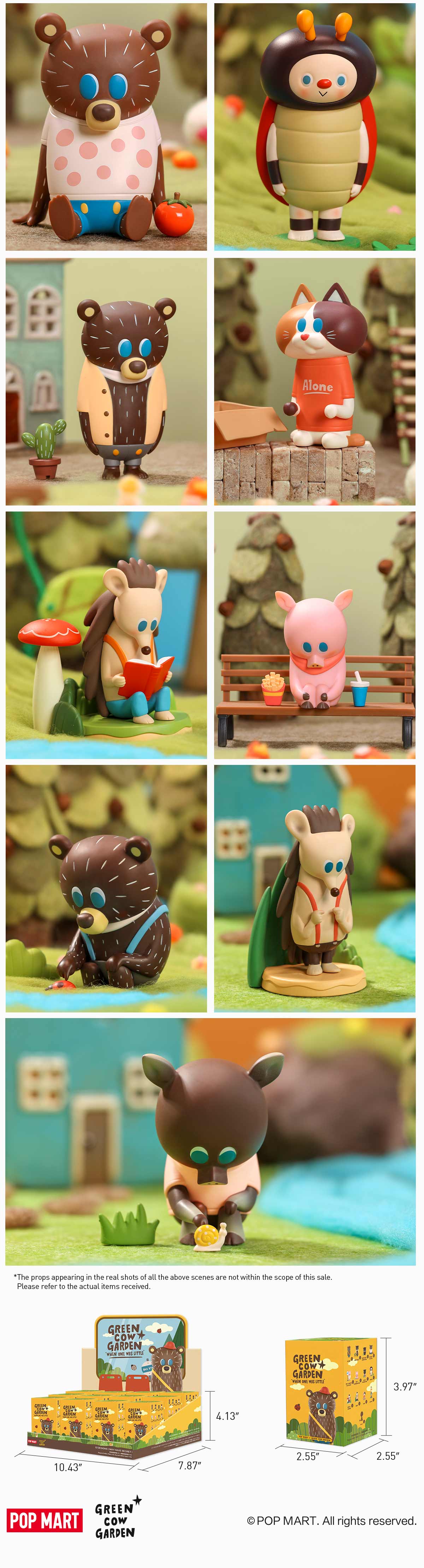 Green Cow Garden When One Was Little Series - POP MART