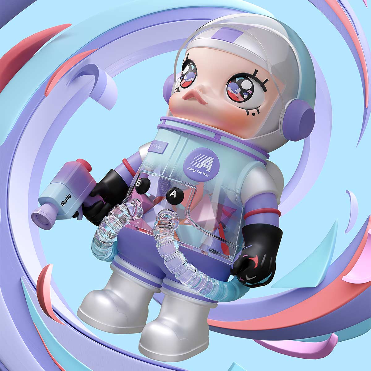 MEGA SPACE MOLLY 1000% Louis De Guzman | MEGA - POP MART
