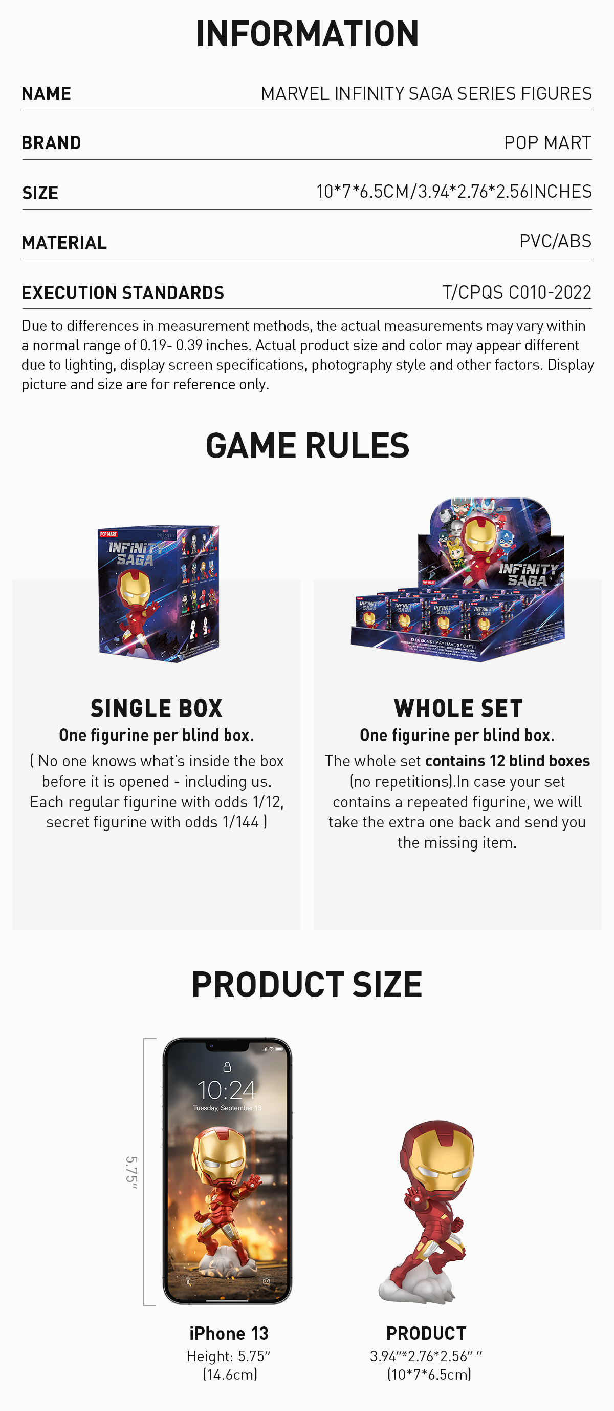Marvel Infinity Saga Series Figures - POP MART (United States)