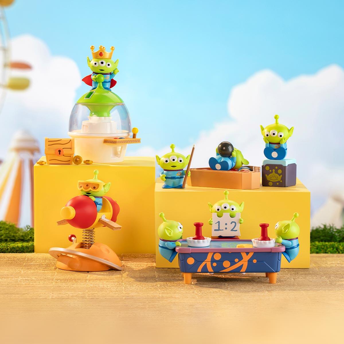 Pixar Alien Party Games Series Scene Sets - POP MART (United States)