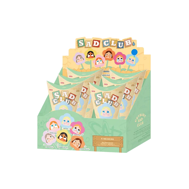CRYBABY Sad Club Series | Plush Flower Blind Box - POP MART