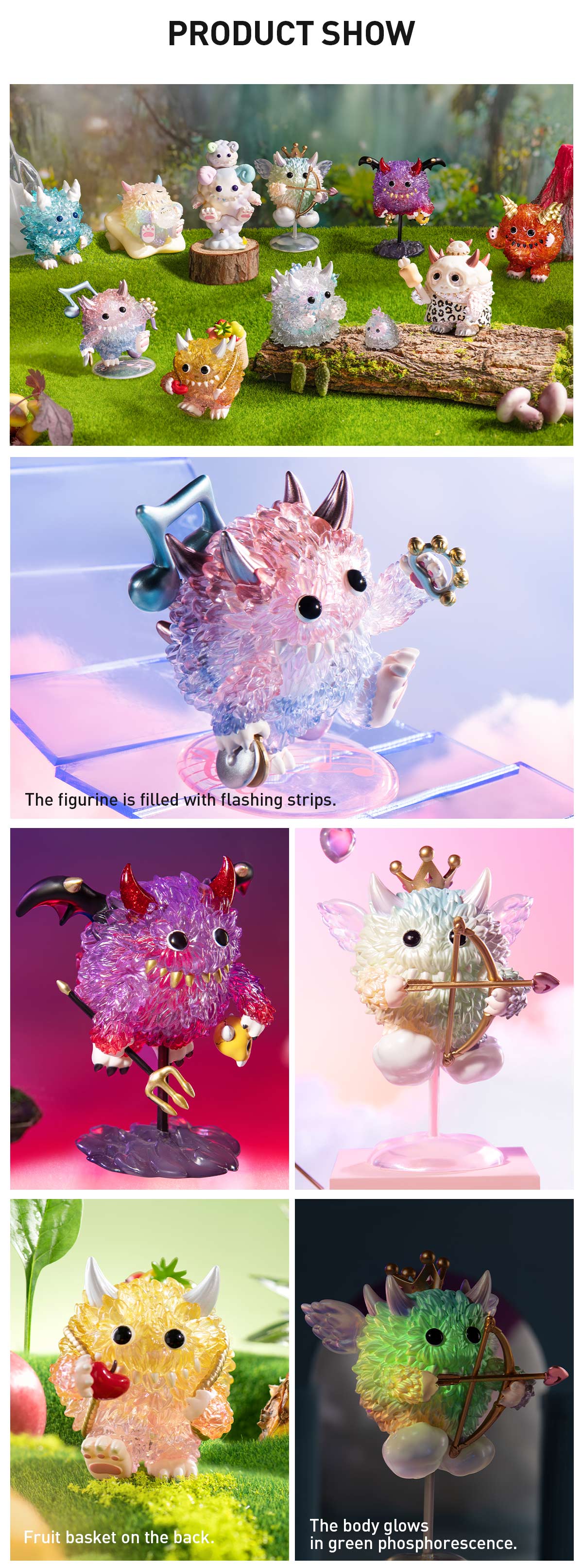 INSTINCTOY Monster Fluffy Joyful Life Series | Blind Boxes - POP 