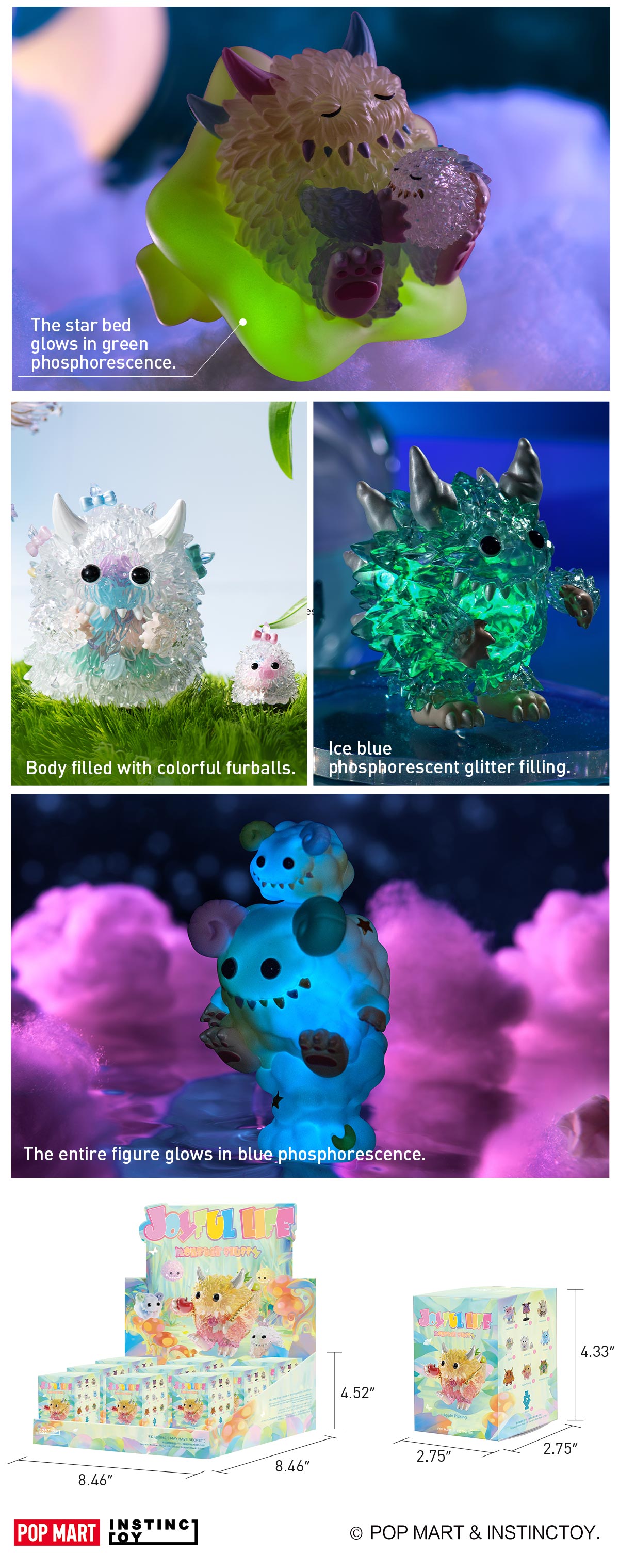 INSTINCTOY Monster Fluffy Joyful Life Series | Blind Boxes
