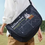 POP MART-THE MONSTERS FALL IN WILD SERIES-Denim Messenger Bag - Banner 1