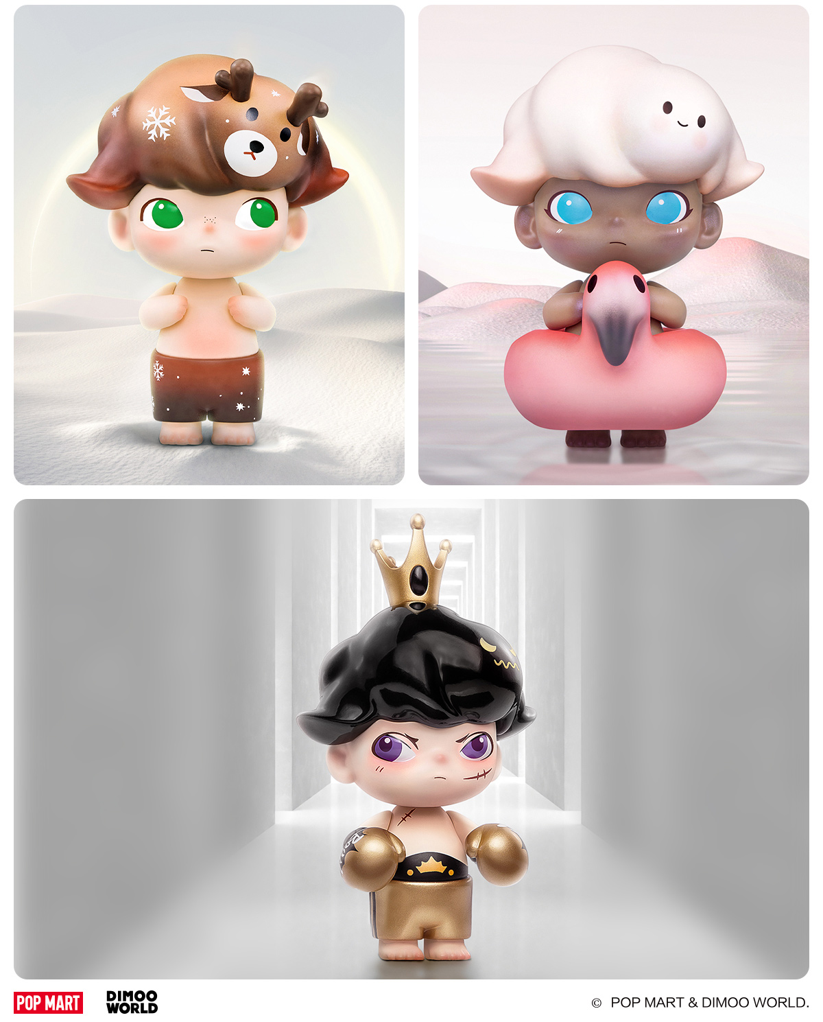 DIMOO Retro Series Figures - Blind Box - POP MART (United States)