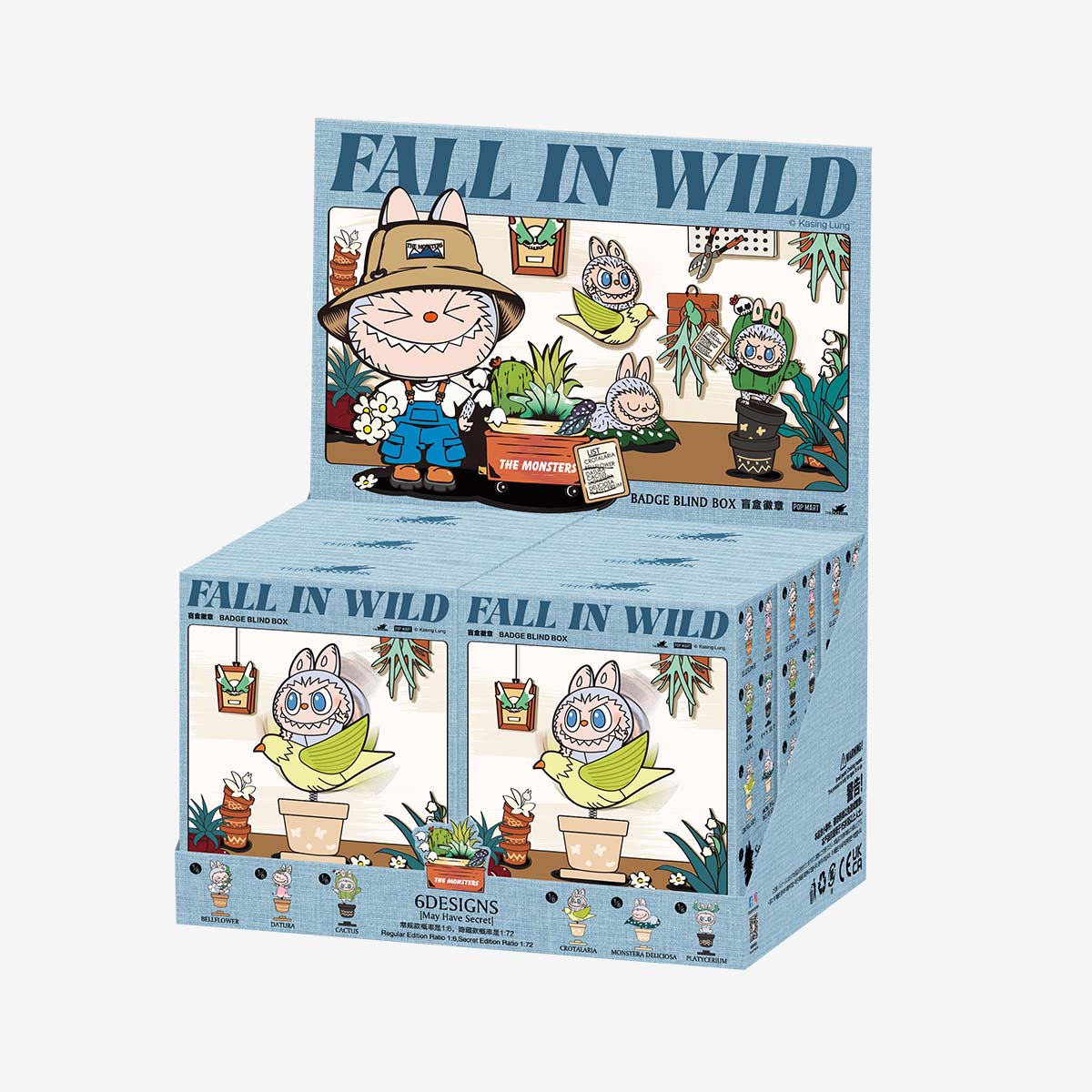 THE MONSTERS FALL IN WILD SERIES | Badge Blind Box - POP MART 