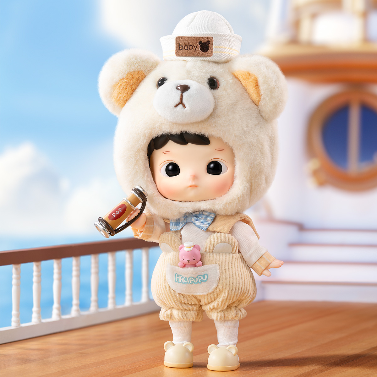 HACIPUPU Captain Bear Action Figure - POP MART (United States)