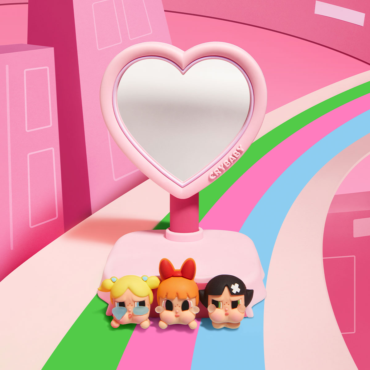 CRYBABY × Powerpuff Girls Series-Mobile Phone Bracket - POP MART