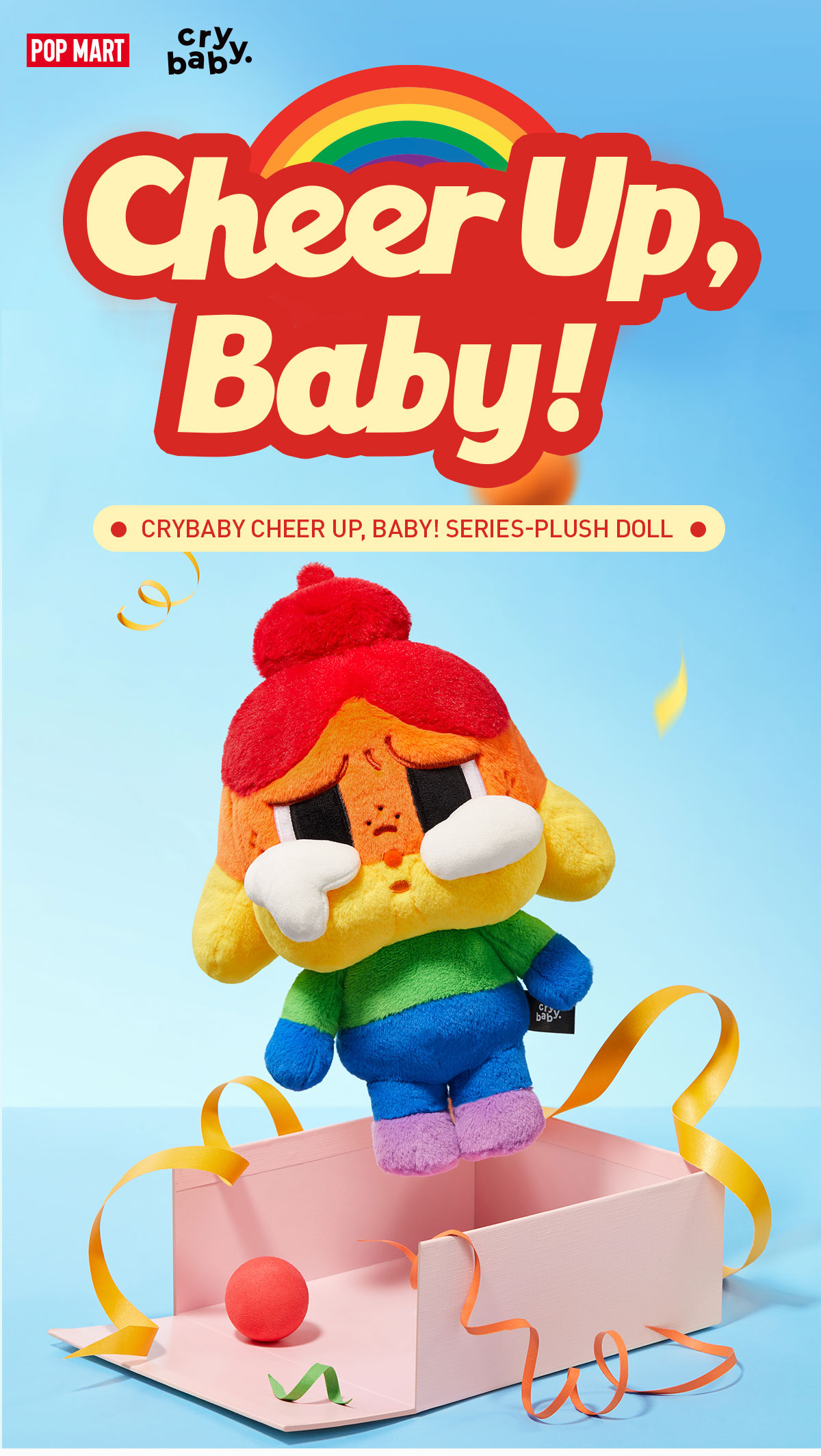 CRYBABY CHEER UP, BABY! SERIES-Plush Doll - POP MART (United States)