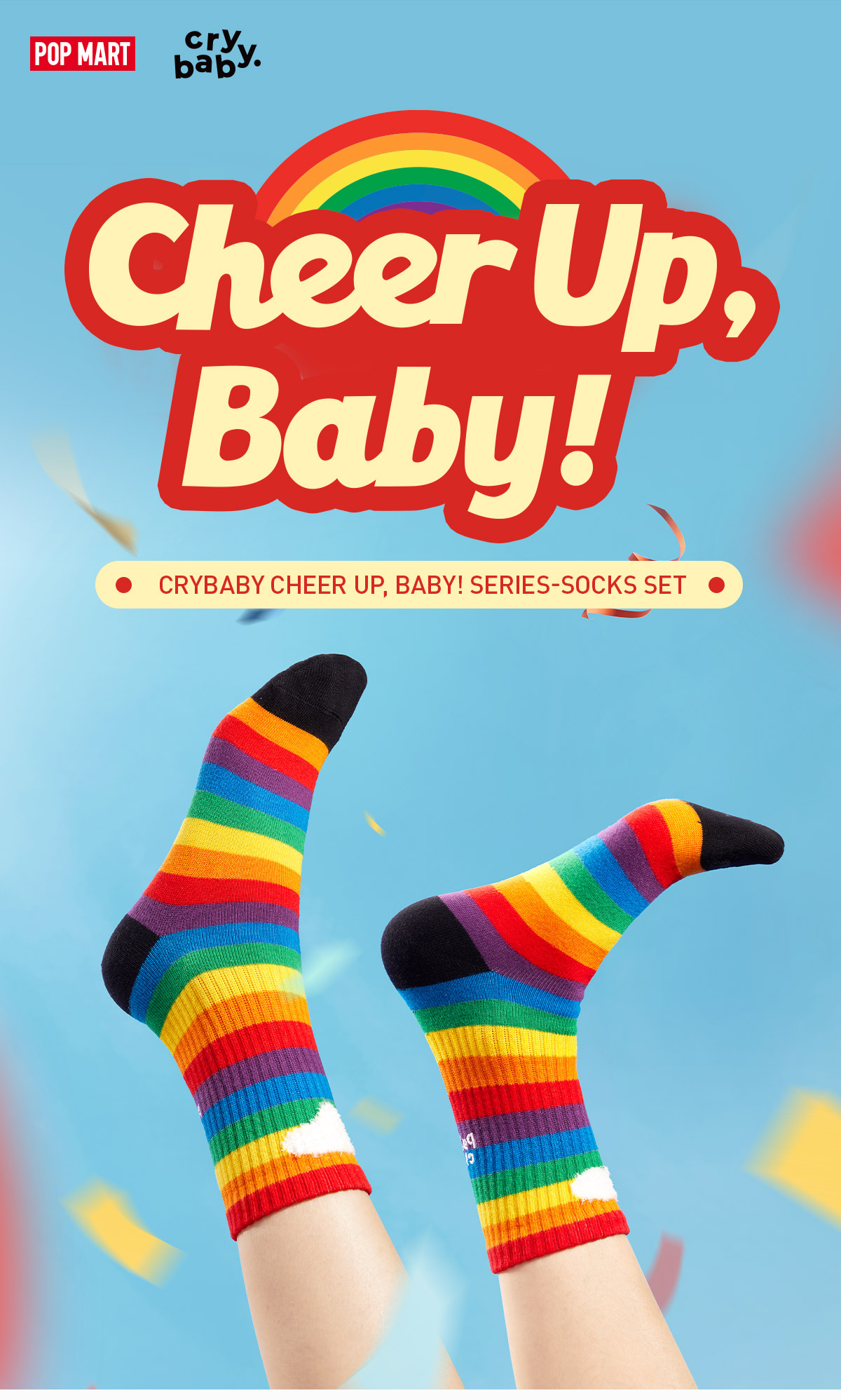 CRYBABY CHEER UP, BABY! SERIES-Socks Set - POP MART (United