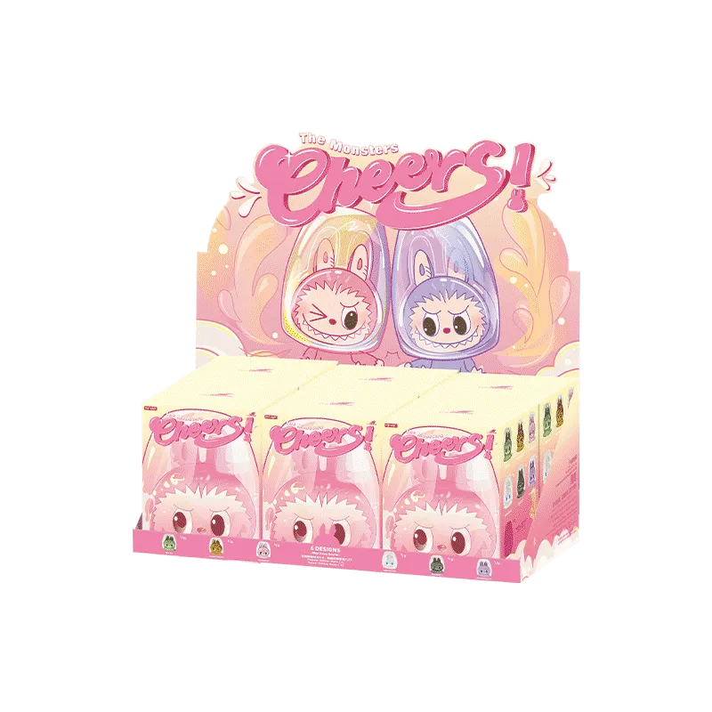 その他 POP MART THE MONSTERS Cheers!WARM HEART THE MONSTERS-CHEERS ! SERIES-Double-walled Glass Blind Box