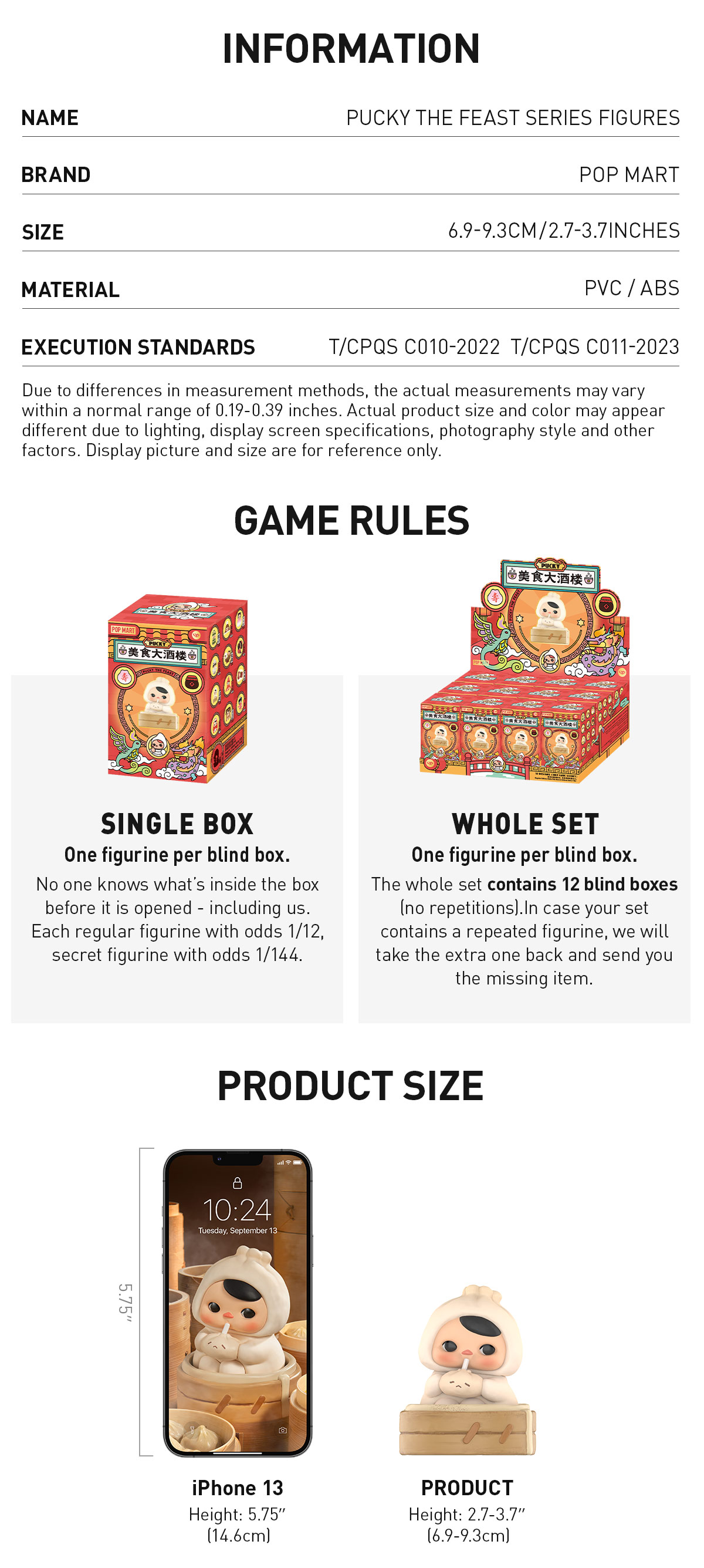 POP NOW:PUCKY The Feast Series Figures - POP MART (United
