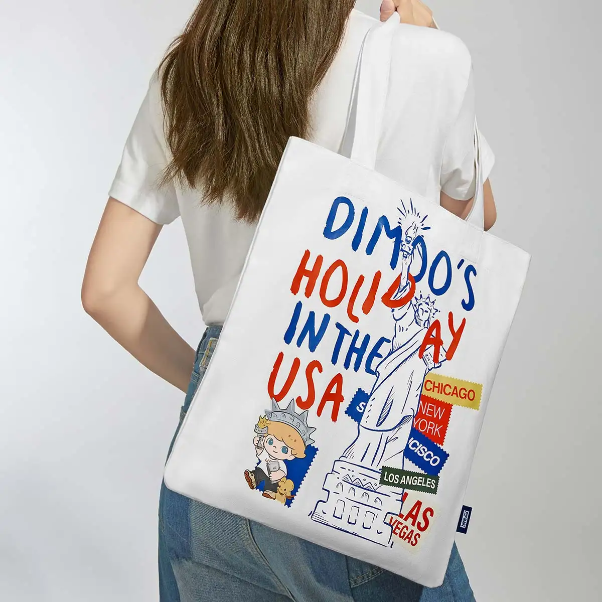 DIMOO'S HOLIDAY IN THE USA SERIES-Canvas Bag