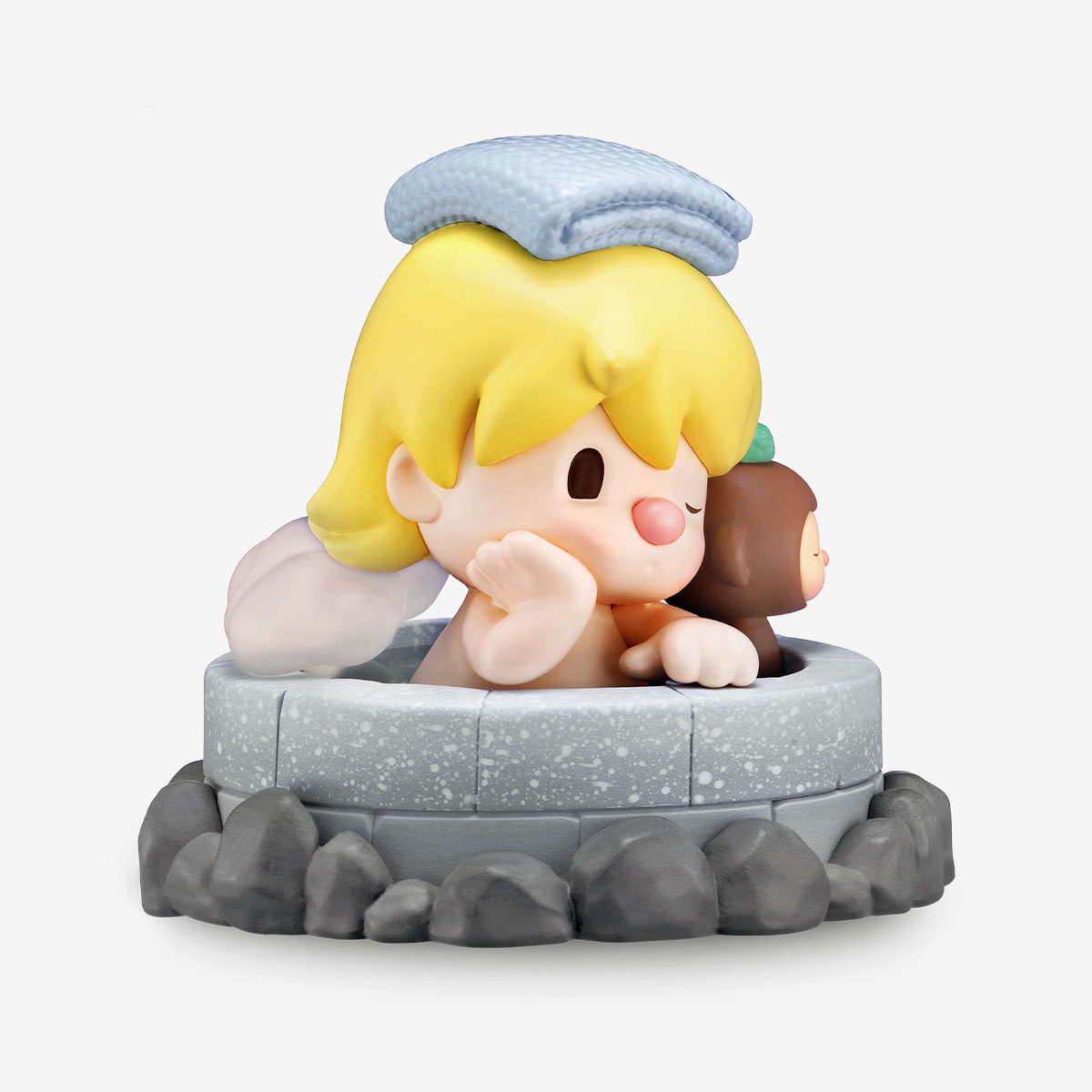 Sweet Bean Hot Spring Travel Figure | Designer Figurines