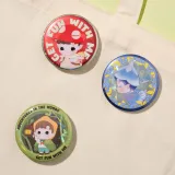 POP MART-HACIPUPU Adventures In The Woods Series-Tinplate Badge Blind Box - Banner 14