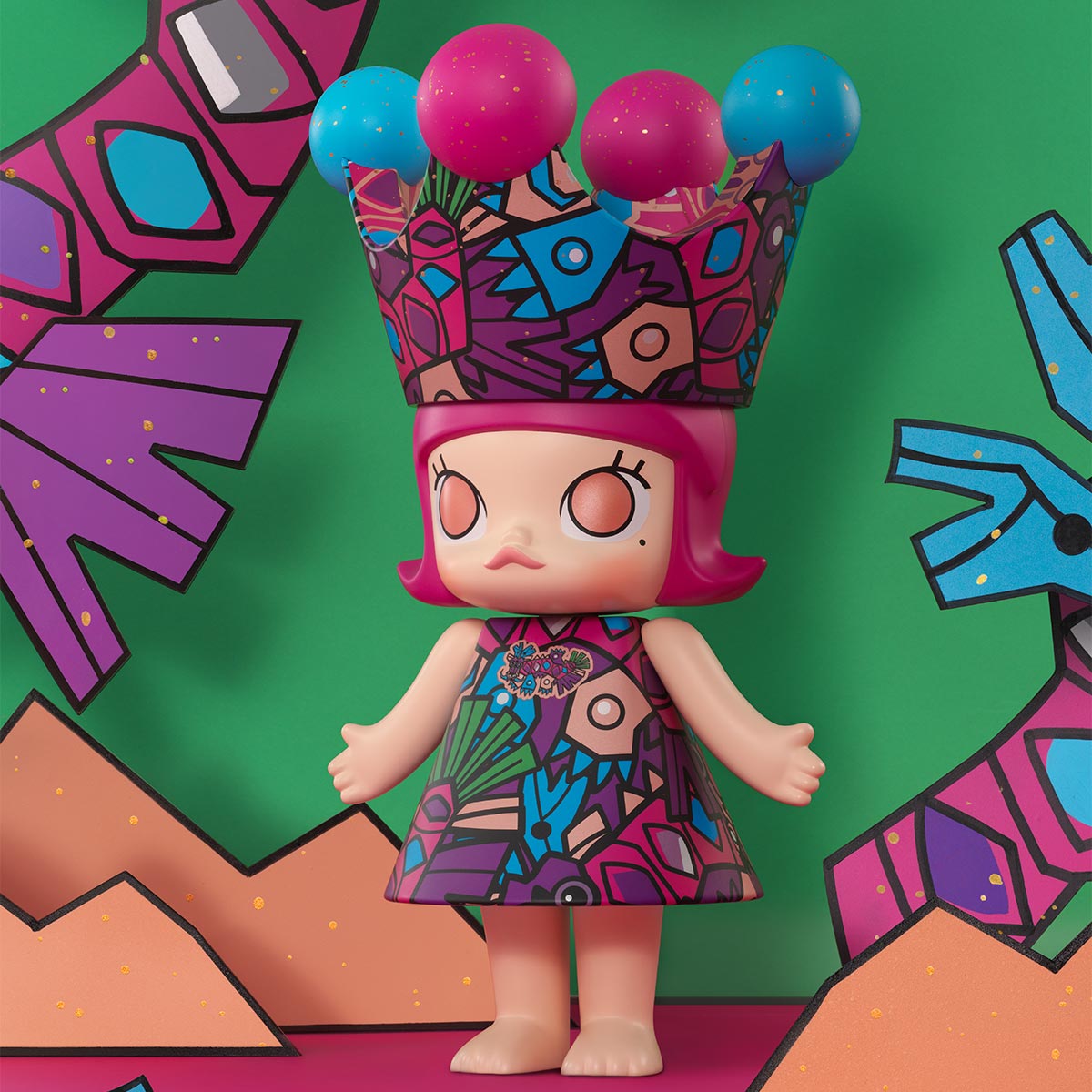 MEGA ROYAL MOLLY 400% HAN MEILIN - POP MART (France)