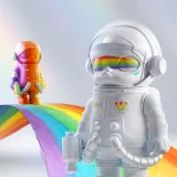 POP MART-MEGA SPACE MOLLY 400% Rainbow - Banner 7