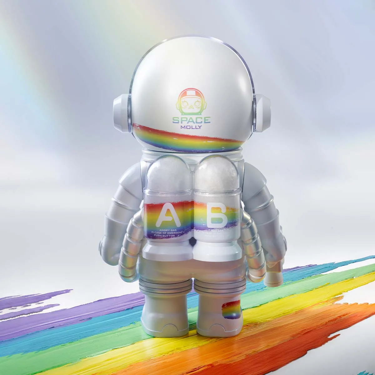 MEGA SPACE MOLLY 400% Rainbow | All MEGA - POP MART (United States)