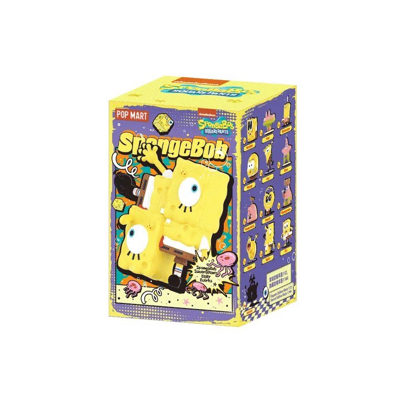 POP MART SpongeBob Daily Quirks ボックス SpongeBob SquarePants Daily Quirks Series Figures - POP MART (Canada)