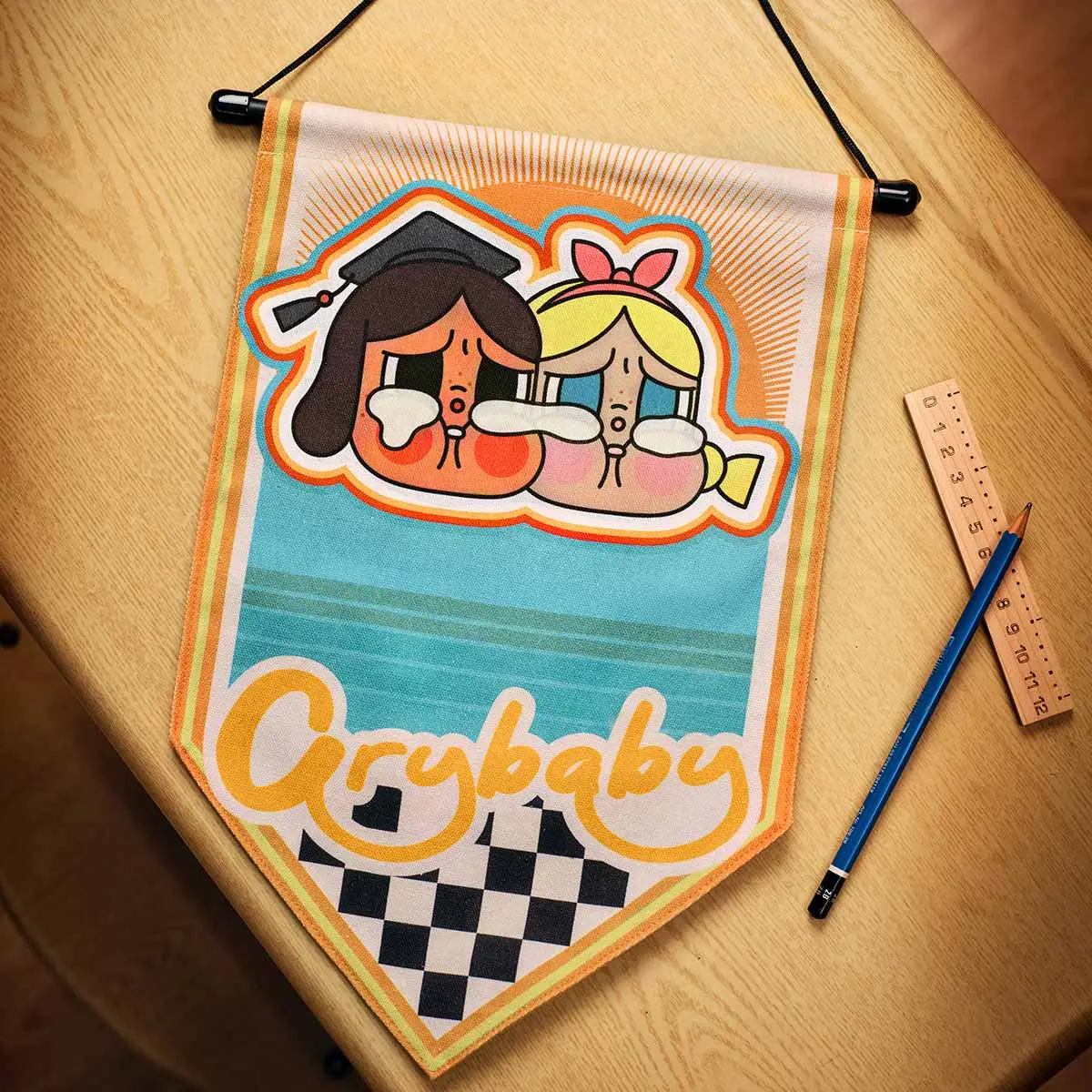 CRYBABY Sunset Concert Series-Badge Flag