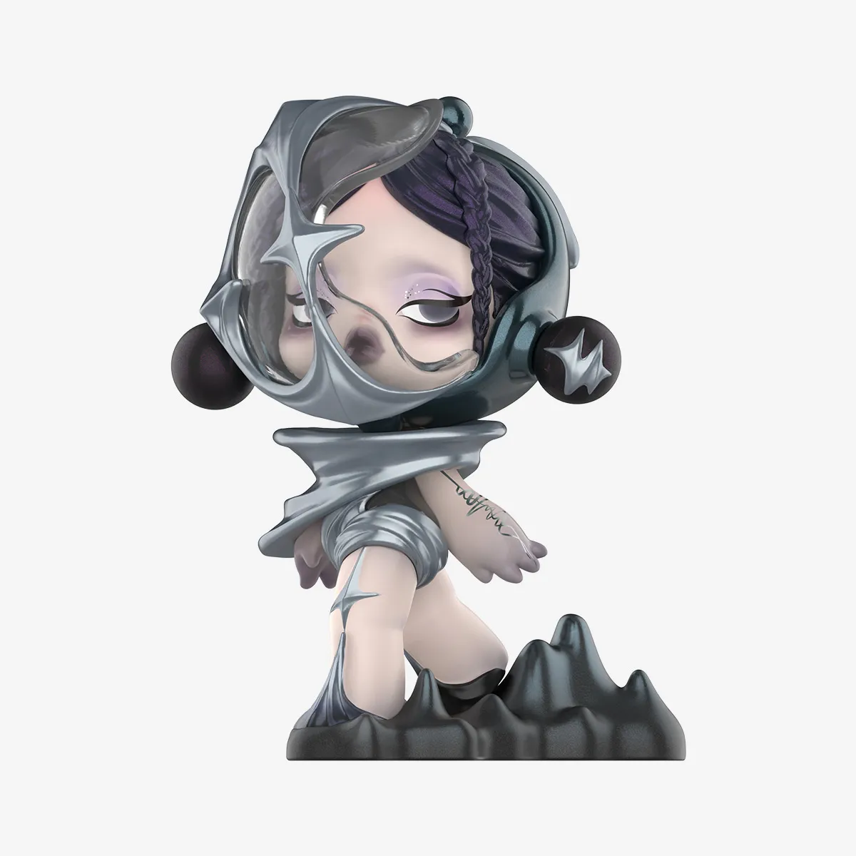 Originale PopoMart Skullpanda il suono serie figure SP13 tendenza PVC giocattolo