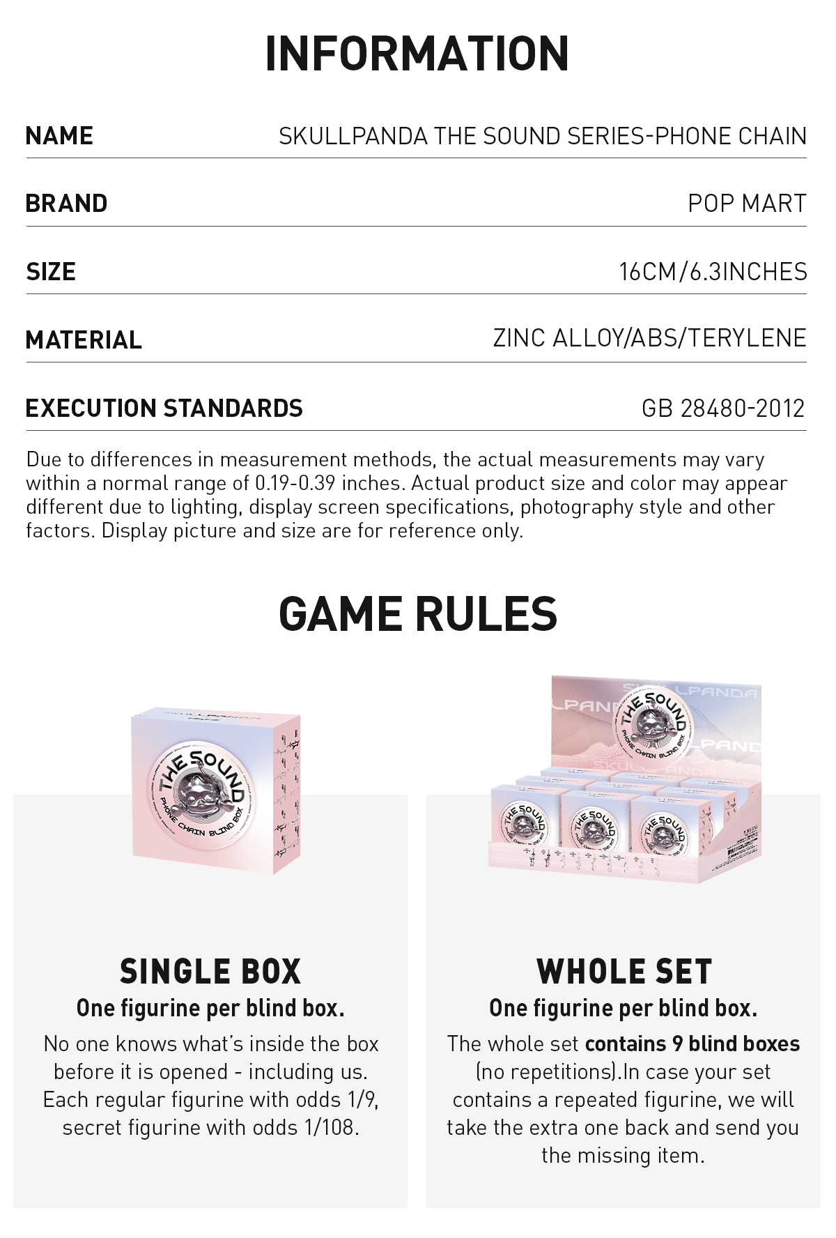SKULLPANDA The Sound Series Phone Chain | Phone Accessories