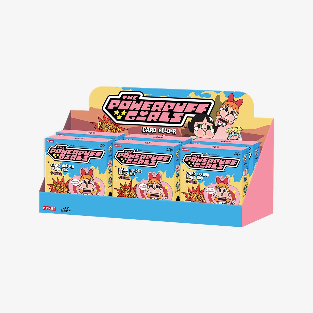 CRYBABY Powerpuff Girls Series Card Holder Blind Box Accessories ALL POP MART Canada