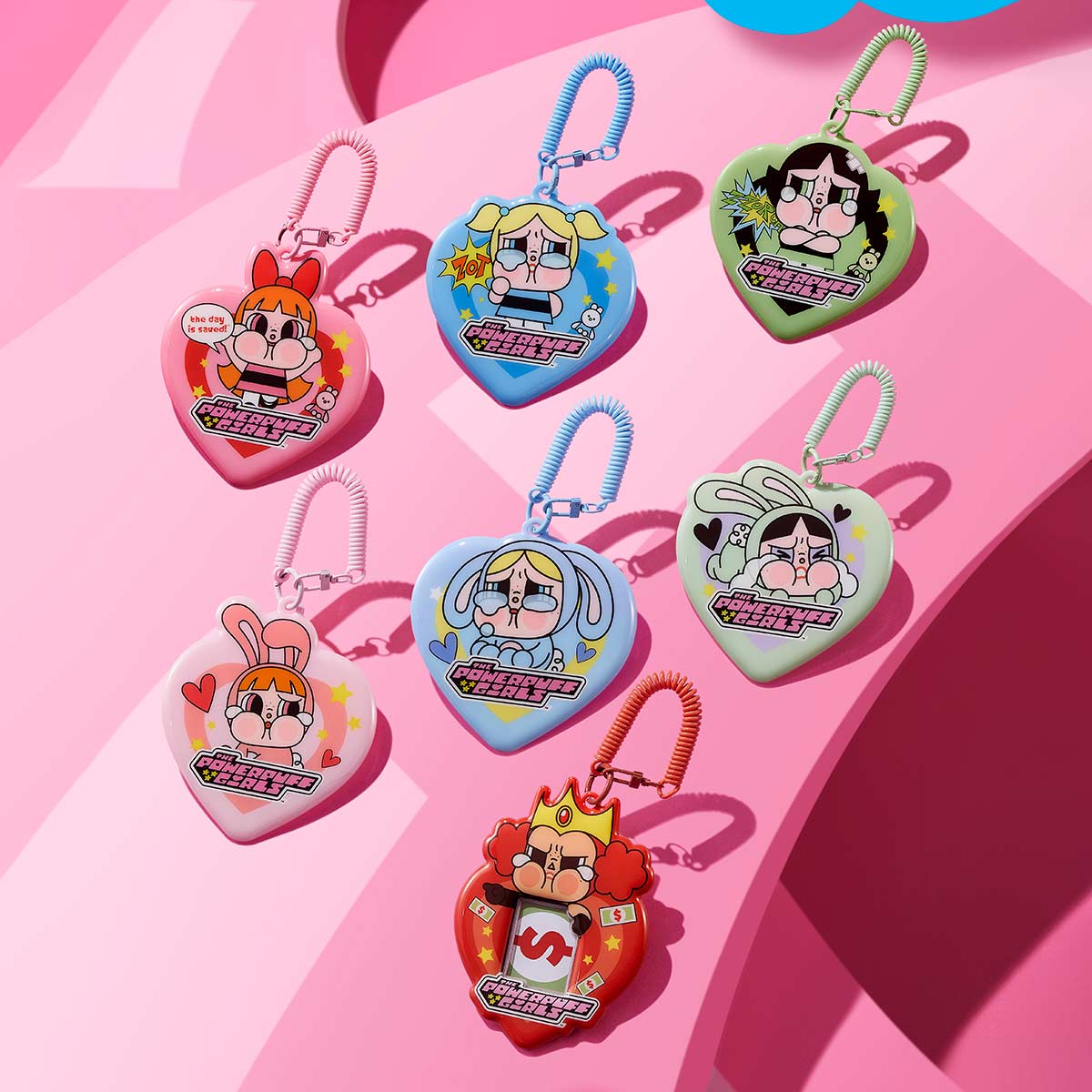 POP MART CRYBABYシリーズ カードホルダー 人気デザイン2点セット CRYBABY× Powerpuff Girls Series-Card Holder Blind Box