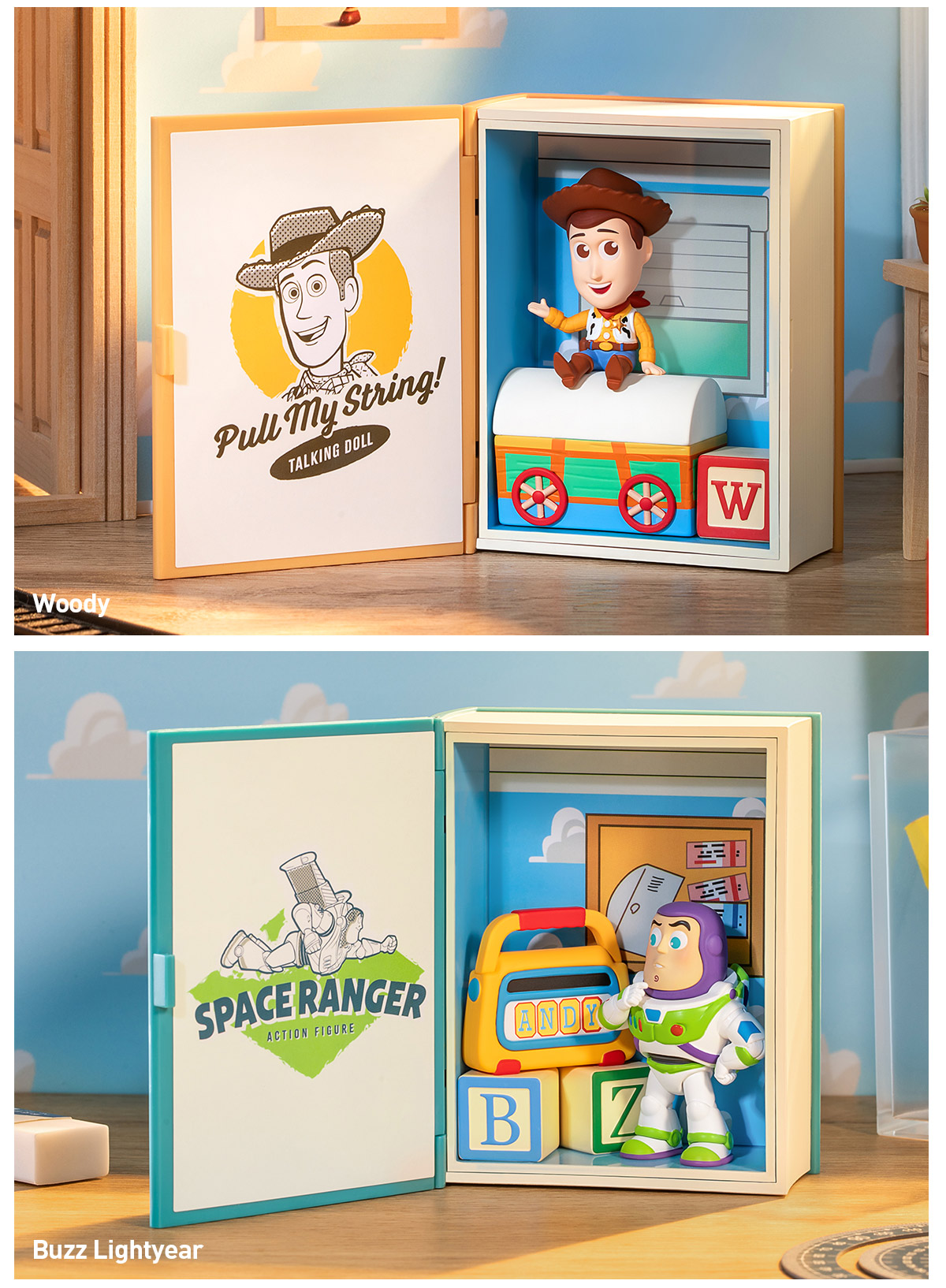 POP MART トイ・ストーリー アンディの部屋 popmart 1box POP MART Disney/Pixar Toy Story Andy's Room シリーズ シーン