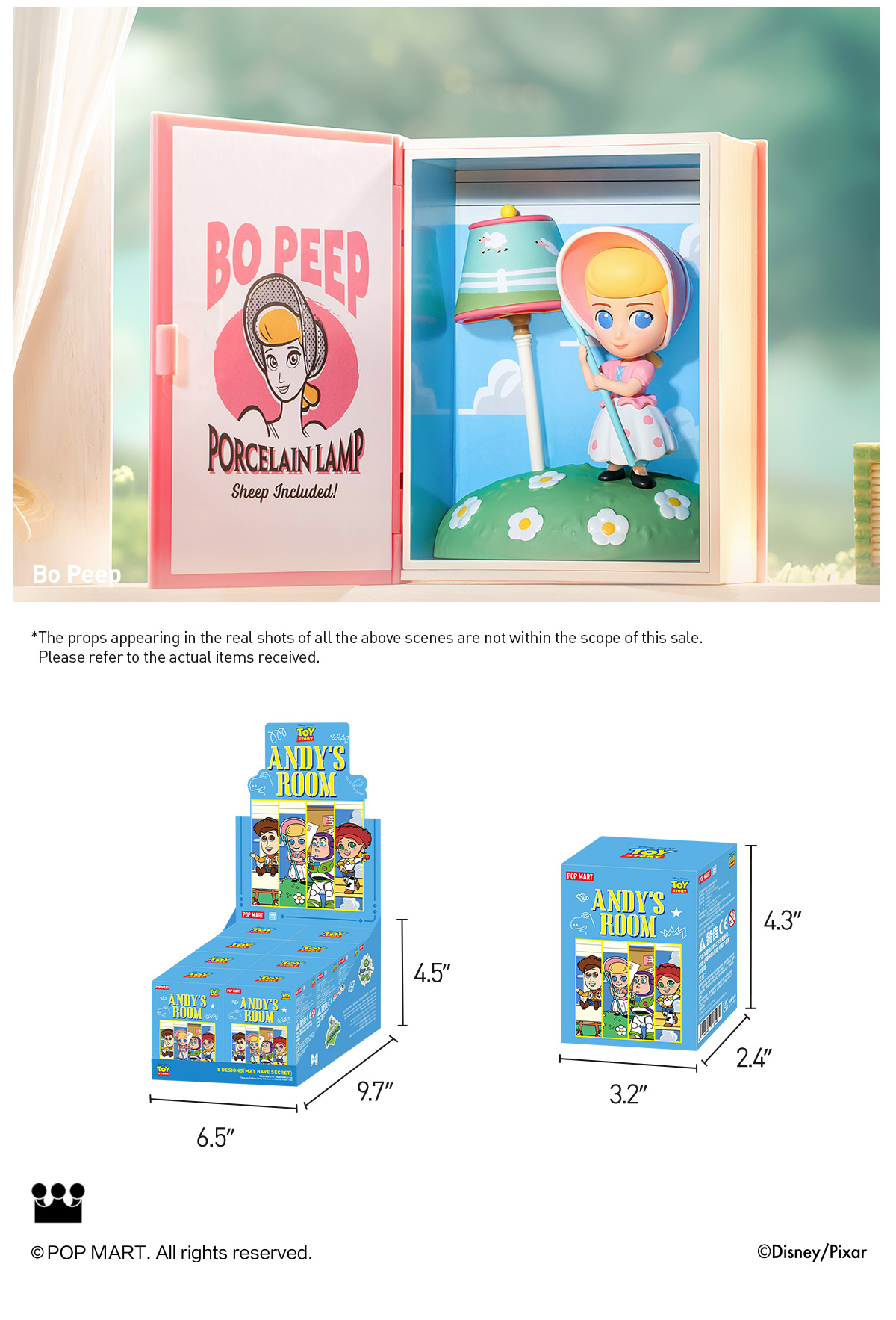 POP NOW:Toy Story: Andy's Room Series Scene Sets - POP MART