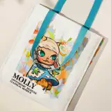 POP MART-MOLLY Anniversary Statues Classical Retro 2 Series-Canvas Bag - Banner 7