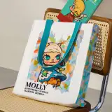 POP MART-MOLLY Anniversary Statues Classical Retro 2 Series-Canvas Bag - Banner 4