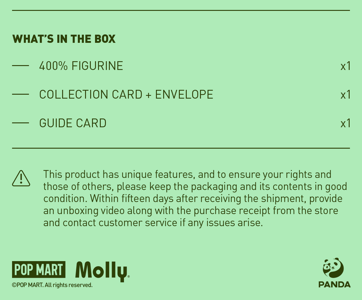 MEGA SPACE MOLLY 400% PANDA | All MEGA - POP MART (Canada) MEGA SPACE MOLLY 400% PANDA | All MEGA - POP MART (Canada)
