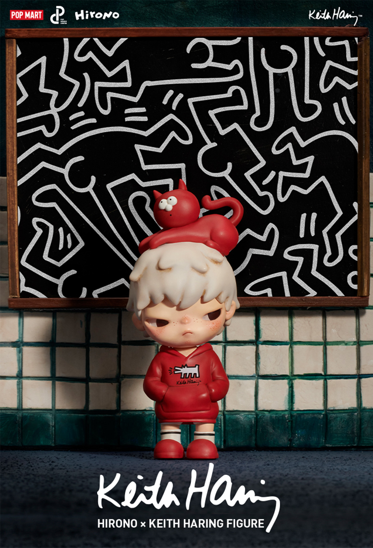 Hirono x Keith Haring Figure | Designer Figurines - POP MART (United States)