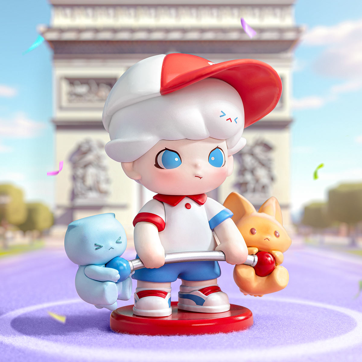 DIMOO I Can Make It Figurine-Blue Ver. | Designer Figurines - POP