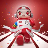 POP MART-MEGA SPACE MOLLY 400% TEAM COCA-COLA - Banner 9