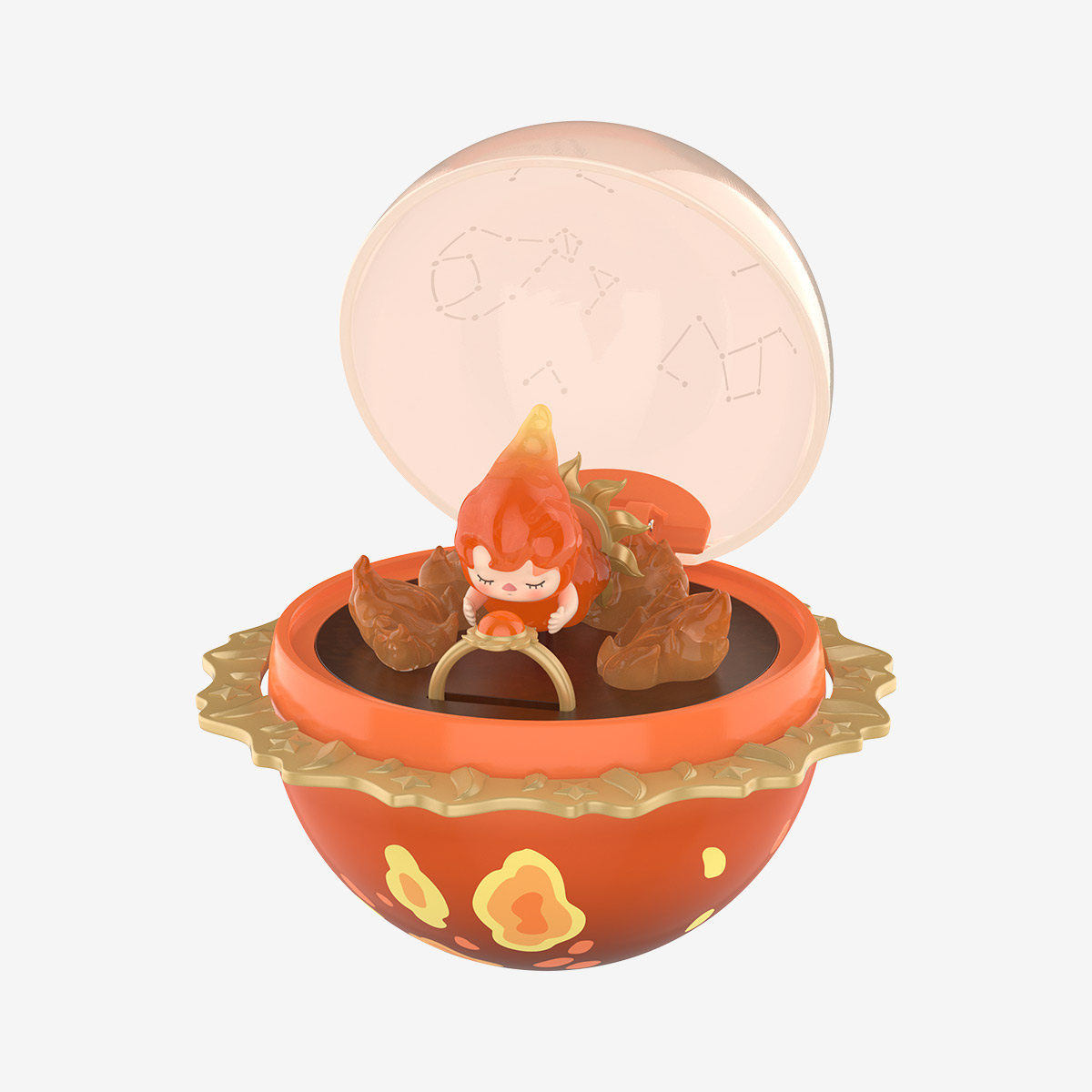 その他 POPMART ROMANTIC RINGBOX SERISE POP MART Romantic Ring Box Series 3 Scene Sets Blind Box