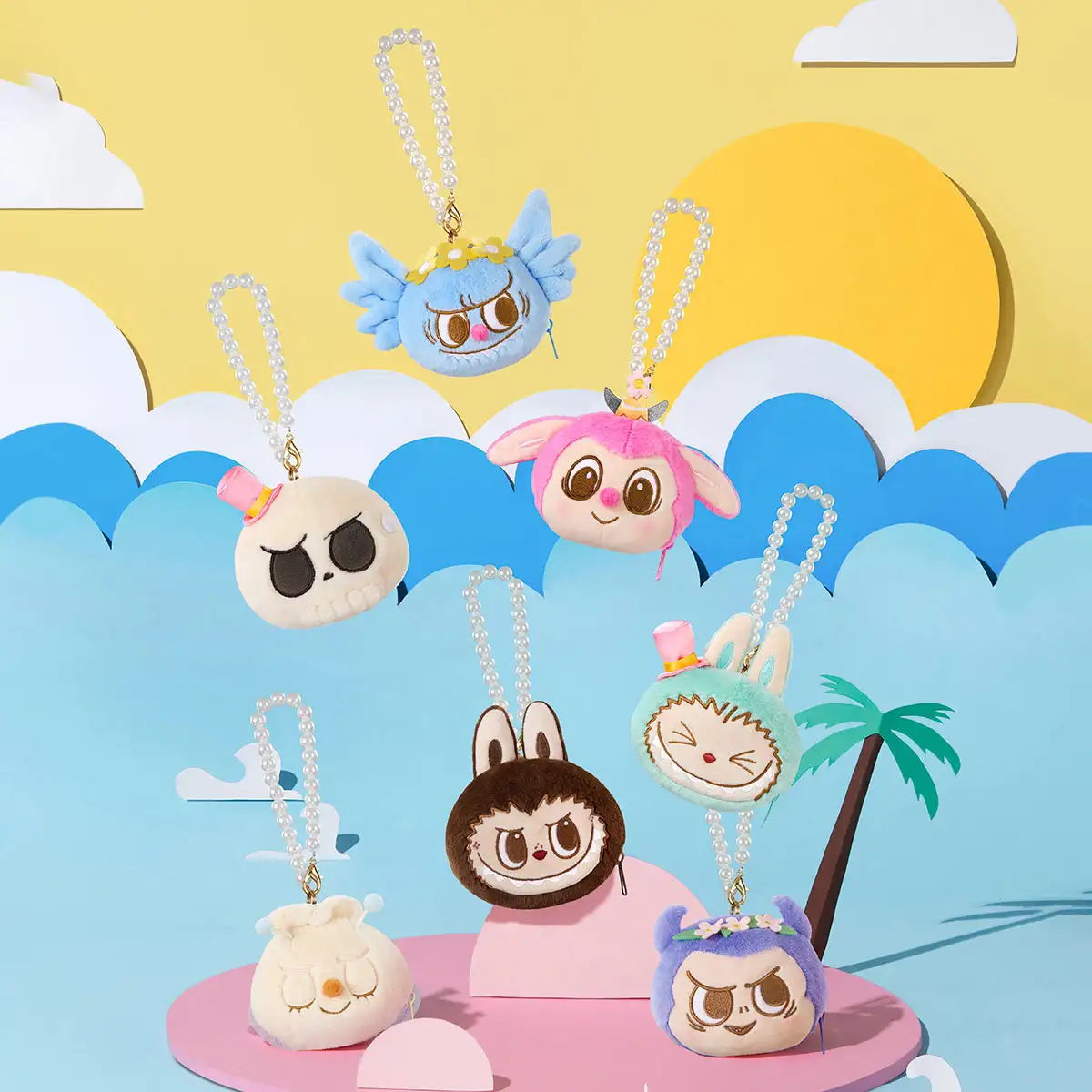 THE MONSTERS Party Series-Reversible Plush Toy Blind Box