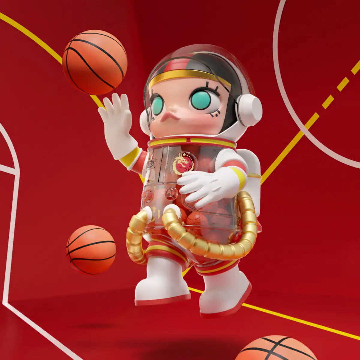 MEGA SPACE MOLLY 400% CHINA WOMEN'S NATIONAL BASKETBALL TEAM