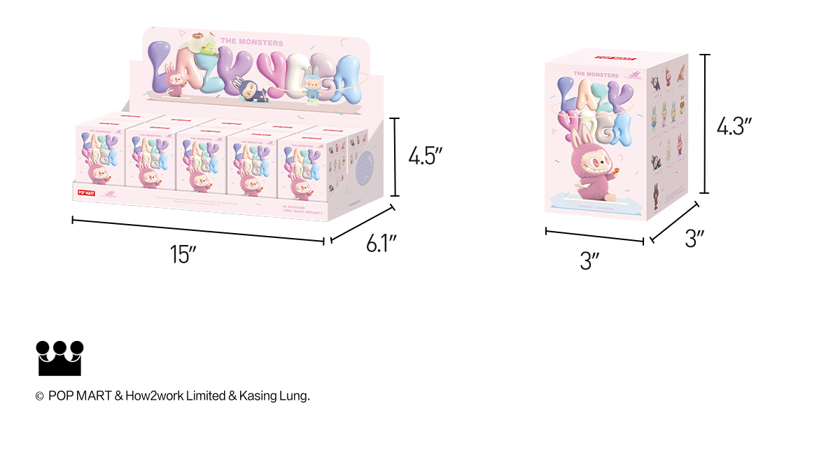 POP NOW:THE MONSTERS Lazy Yoga Series Figures - POP MART