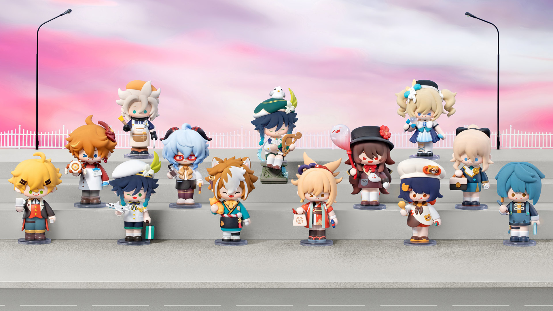 原神ポップマートBOX Genshin Impact Dress-Up Dreams Themed Chibi Series Figures