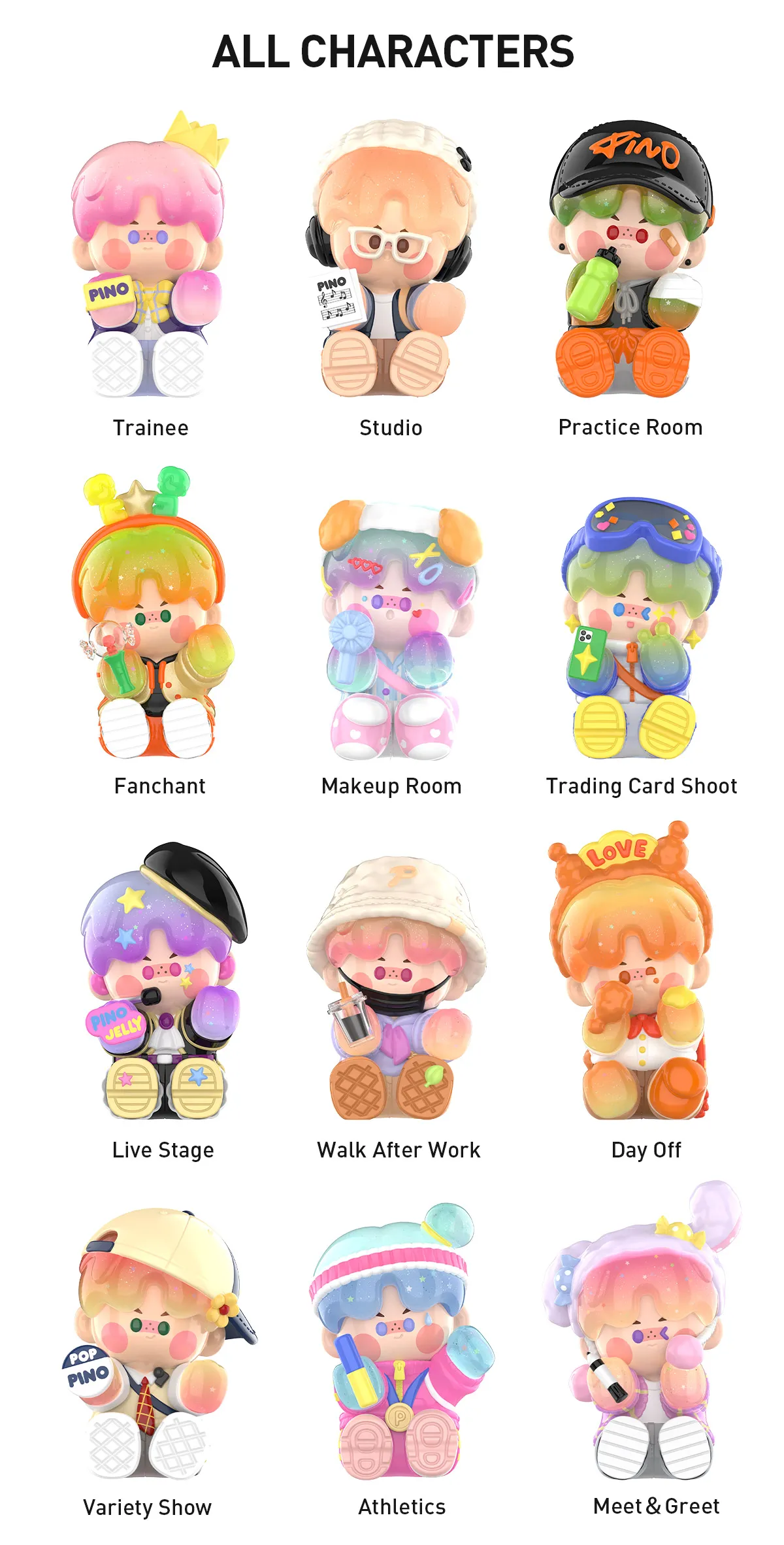 POP NOW:PINO JELLY Star Project Series Figures - POP MART (United 