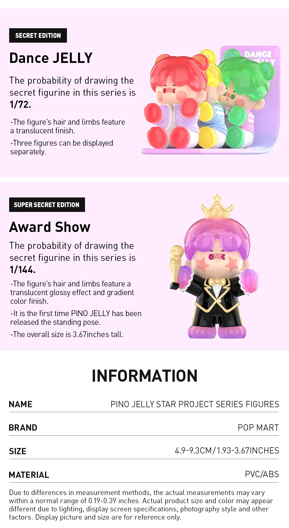 POP NOW:PINO JELLY Star Project Series Figures - POP MART (United 