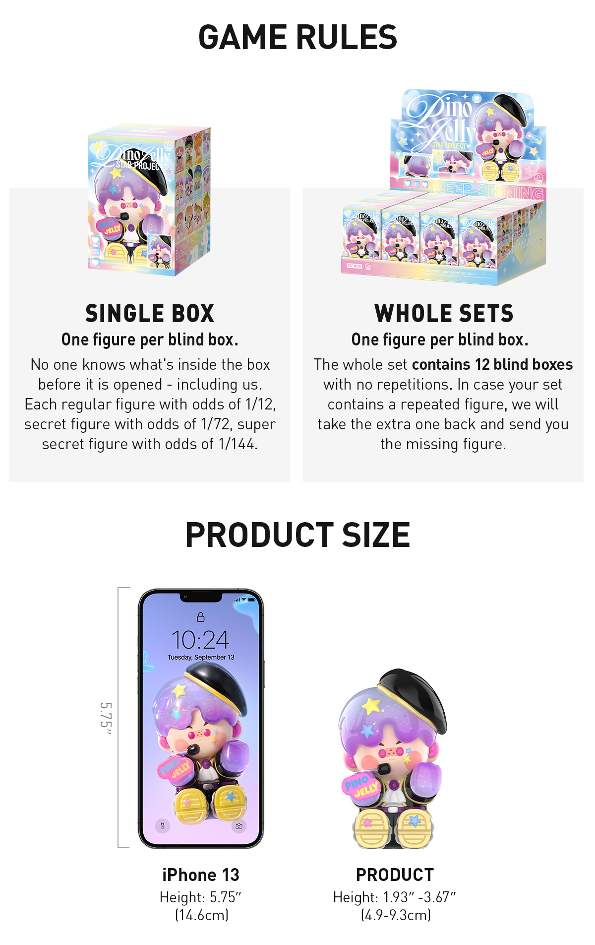 POP NOW:PINO JELLY Star Project Series Figures - POP MART