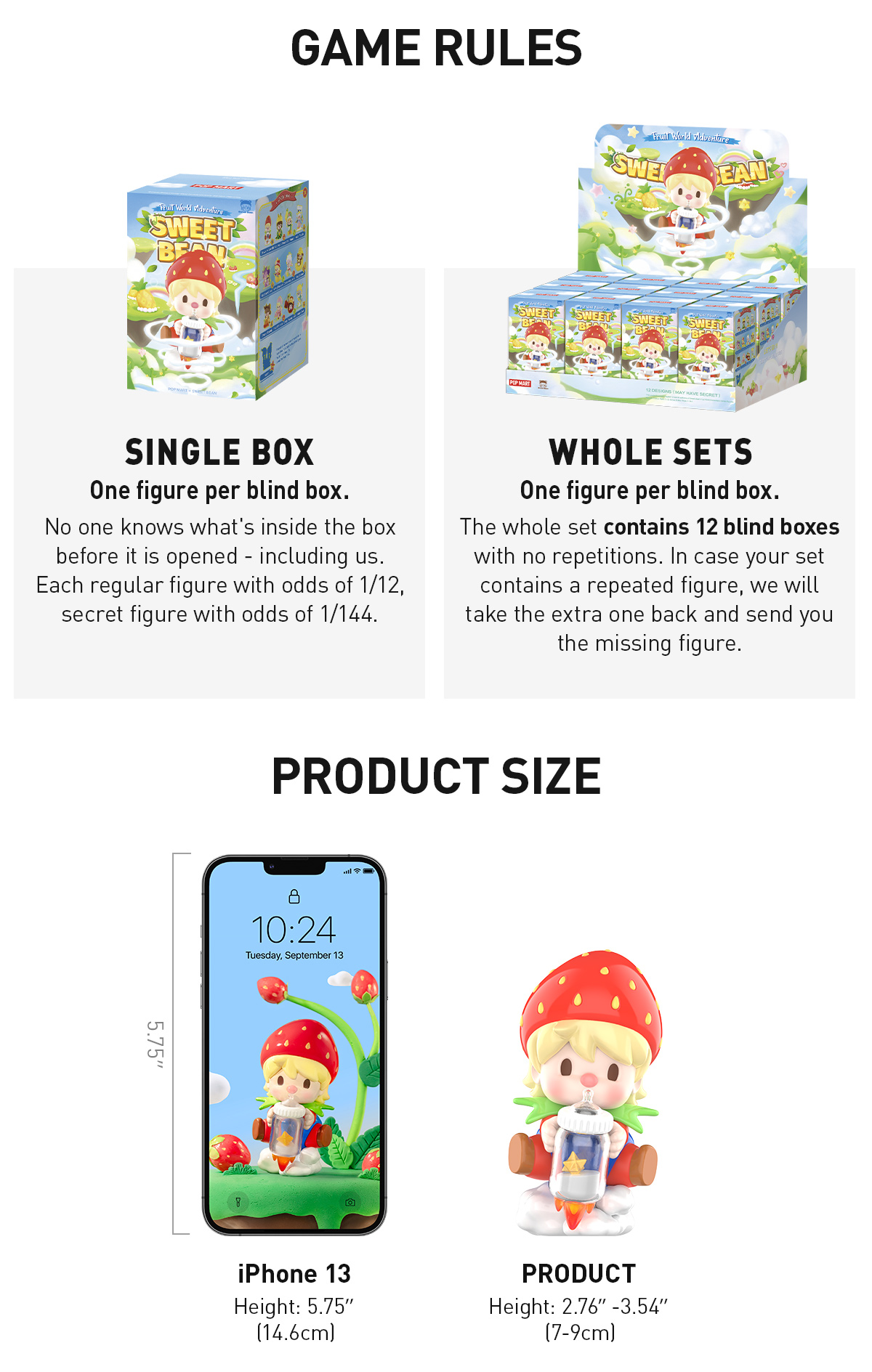 POP NOW:Sweet Bean Fruit World Adventure Series Figures