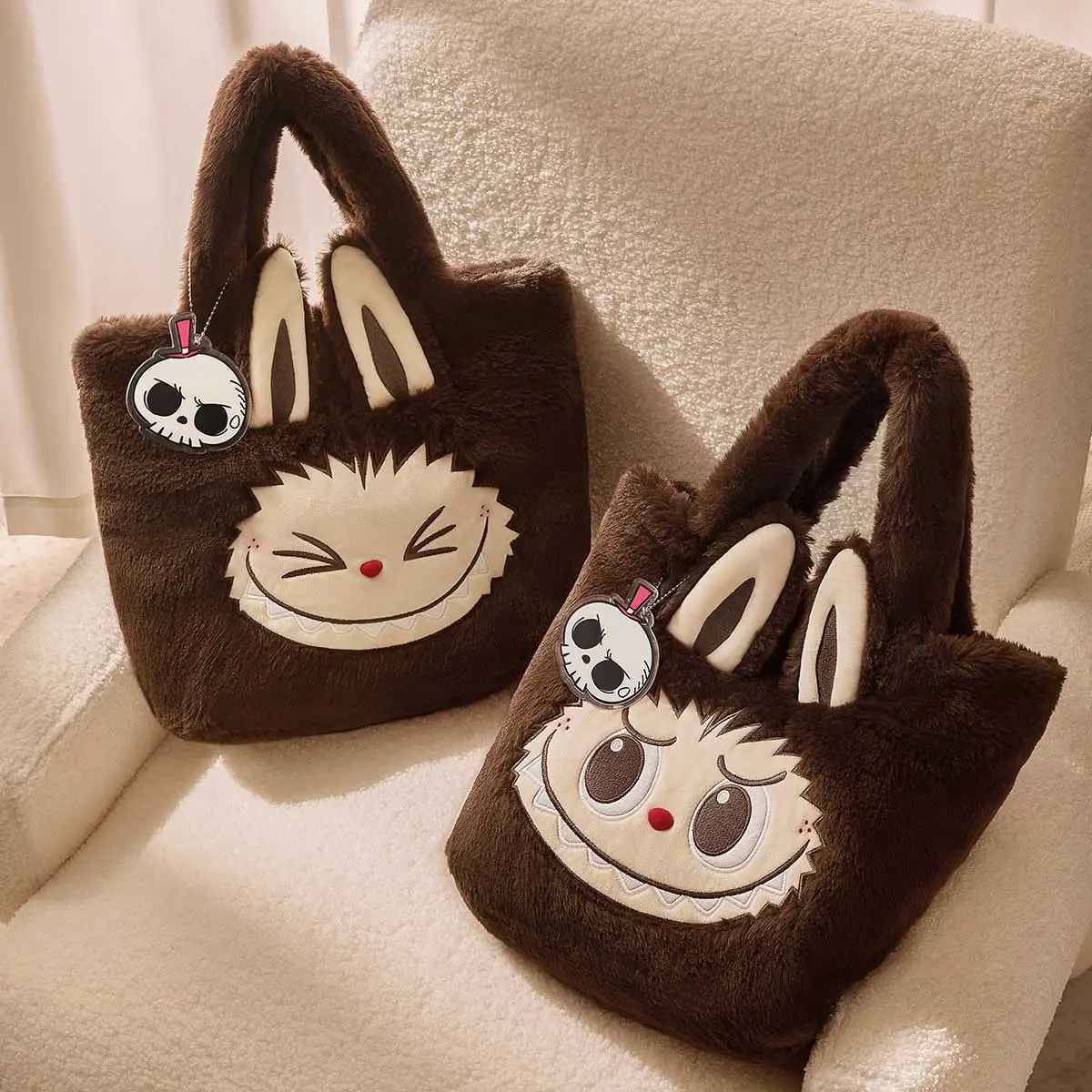 Classic Bag Series- LABUBU Reversible Plush Bag | Bags - POP MART 