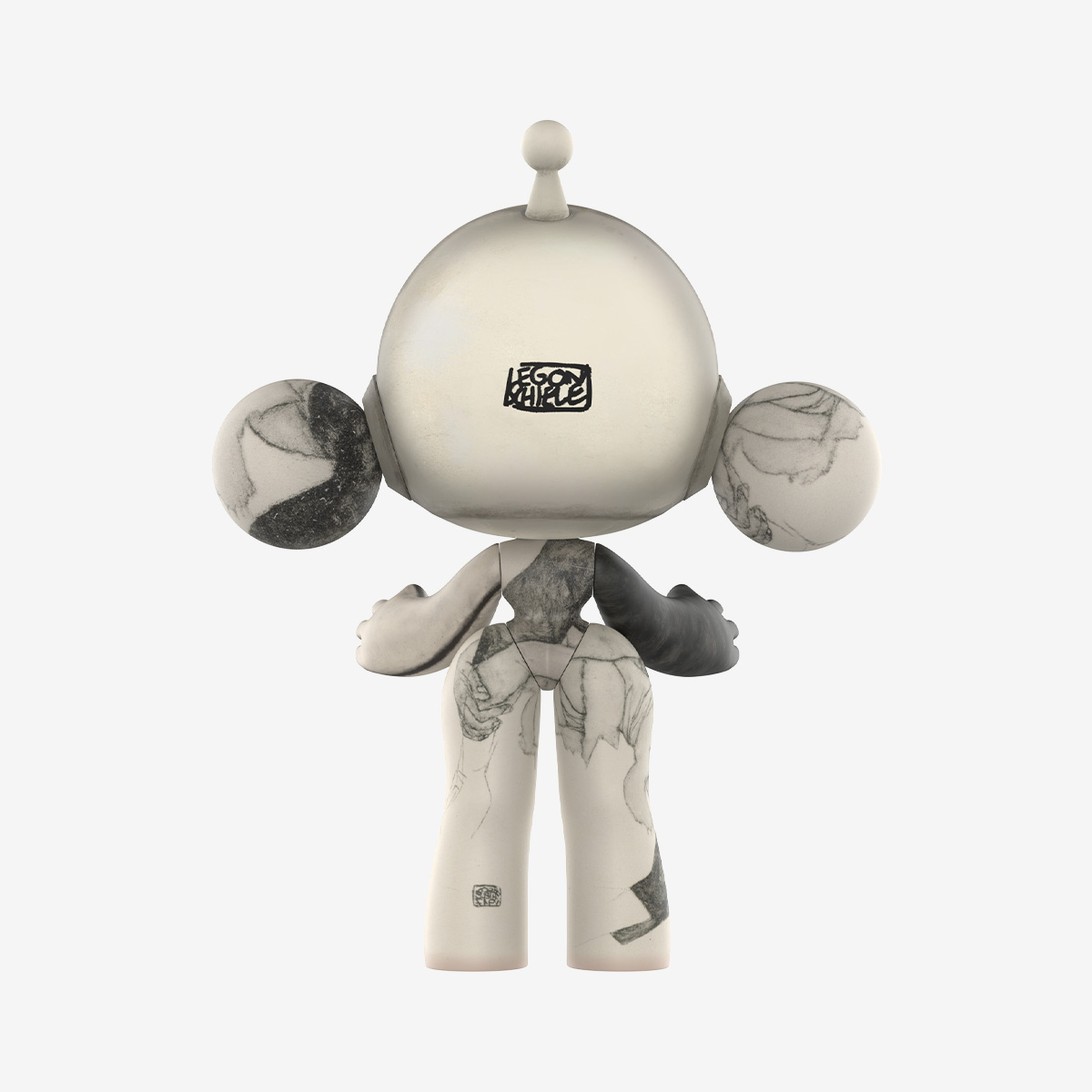 POPMART α SKULLPANDA 400% Egon Schiele POP MART MEGA α SKULLPANDA 400% Egon Schiele collaboration