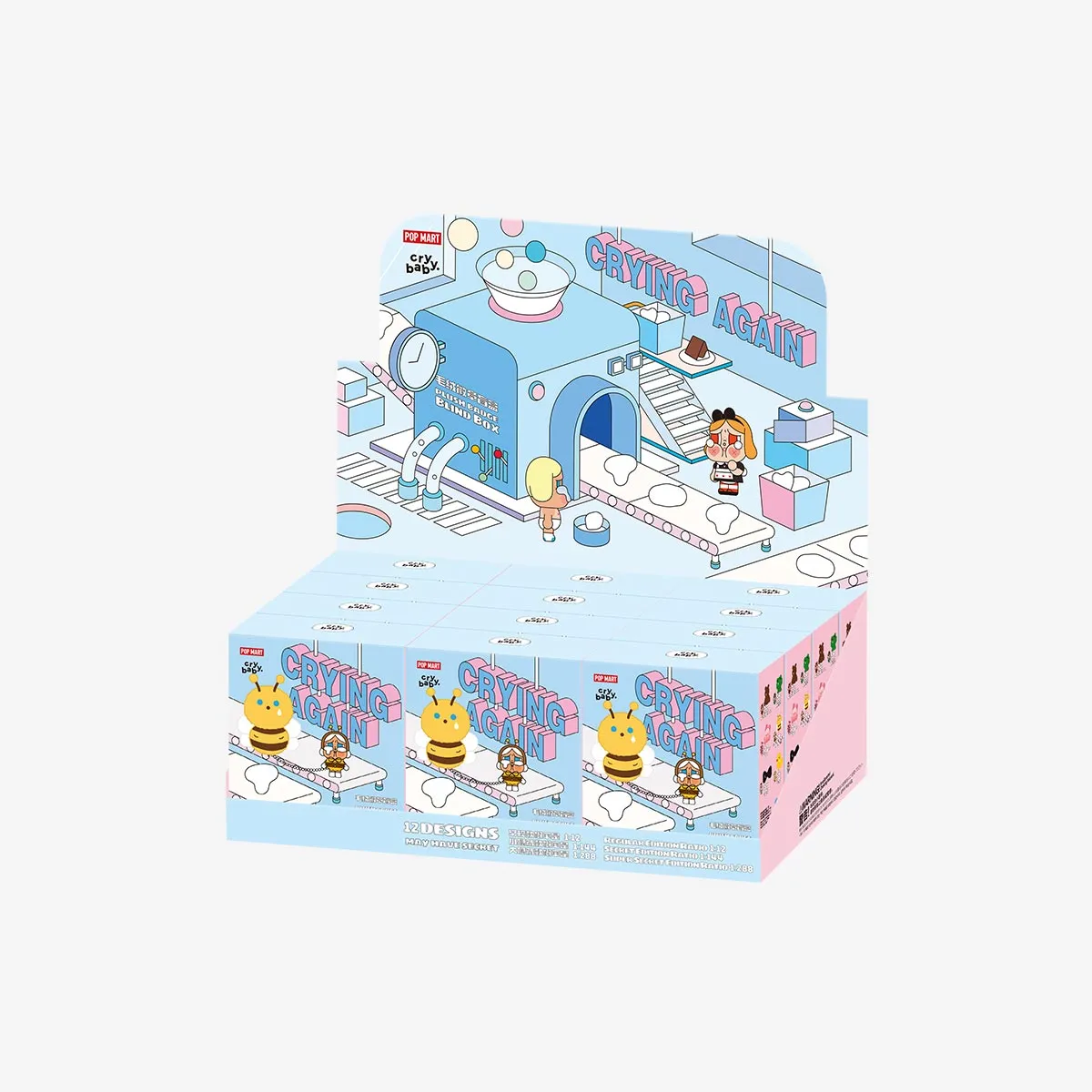 CRYBABY Crying Again Series-Plush Badge Blind Box - POP MART 
