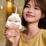 POP MART-CRYBABY Crying Again Series-Plush Straw Cup (I'LL GIVE YOU ALL MY LOVE) - Banner 5