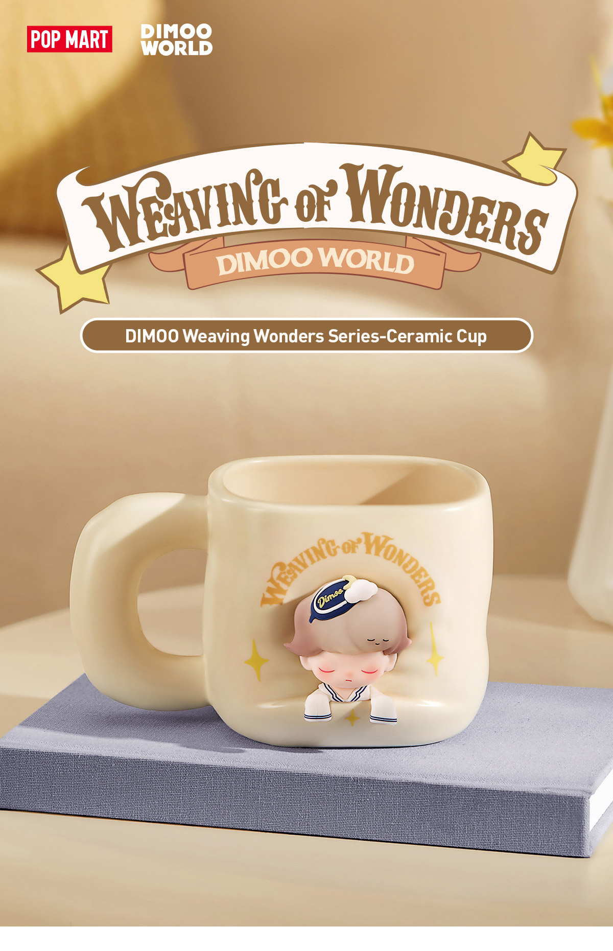 DIMOO Weaving Wonders Series-Ceramic Cup - POP MART (United DIMOO Weaving Wonders Series-Ceramic Cup - POP MART (United
